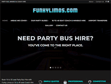 Tablet Screenshot of funkylimos.com